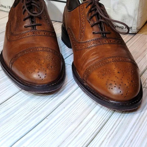 Johnston & Murphy Men’s Brown Suede Oxford Dress Shoes Sz 11M Johnston & Murphy Men main image 4